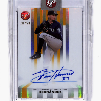 2026 Topps Pristine Baseball Spotless Signatures Félix Hernández 20/50 Auto