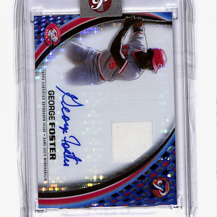 2026 Topps Pristine George Foster #PPAR-GF Patch Auto /75