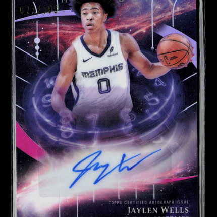 2025 Topps Midnight Jaylen Wells #SM-JWE Auto /199