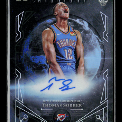 2025 Topps Midnight Midnight Sun Signures Thomas Sorber #MSR-TS RC Auto
