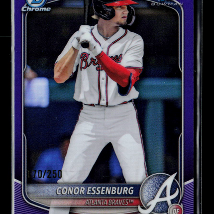 2025 Bowman Draft Chrome Conor Essenburg #BDC-124 Purple Refractor 170/250