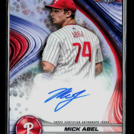 2024 Bowman's Best Mick Abel #B24-MA Refractor Auto