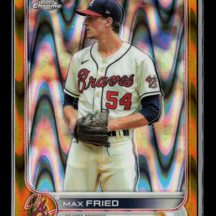 2022 Topps Chrome Sonic Max Fried #75 Gold Lava Refractor /50