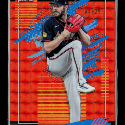 2026 Topps Finest Chris Sale #137 Orange Refractor 04/25