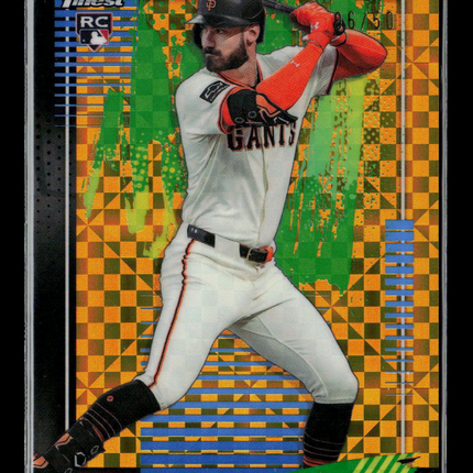 2026 Topps Finest Bryce Eldridge #98 Gold Xfractor RC /50