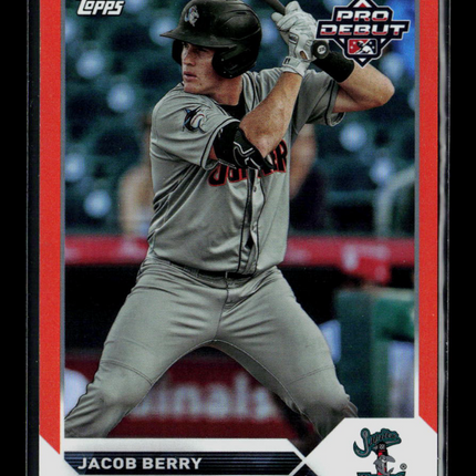 2023 Topps Pro Debut Jacob Berry #PD-58 Orange /25