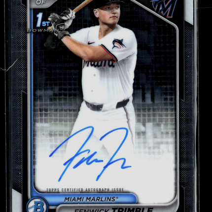 2024 Bowman Chrome Fenwick Trimble #CPA-FT Auto