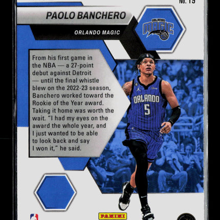 2022 Panini Mosaic Basketball Paolo Banchero #19 RC Silver