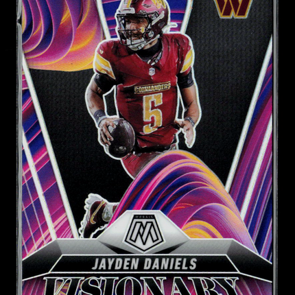 2025 Panini Mosaic Football Jayden Daniels #25 Visionary