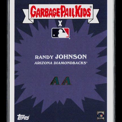 2023 Topps Garbage Pail Kids x MLB Randy Johnson 13/50 #14b Gold /50