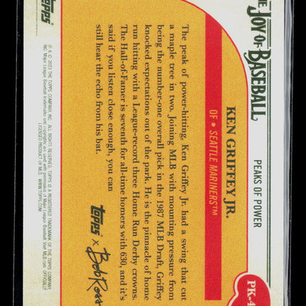2023 Topps x Bob Ross Joy of Baseball Ken Griffey Jr. #PK-4 Peaks of Power