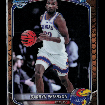 2025 Bowman Chrome University Darryn Peterson #BCP-2 Reptilian