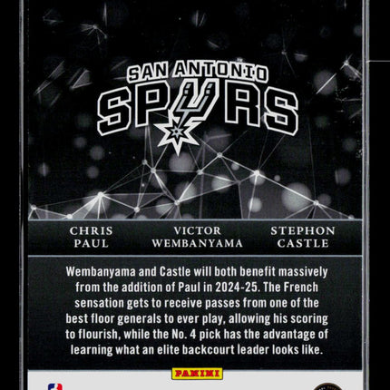 2024 Panini Origins Nucleus Chris Paul Victor Wembanyama Stephon Castle #17 /115