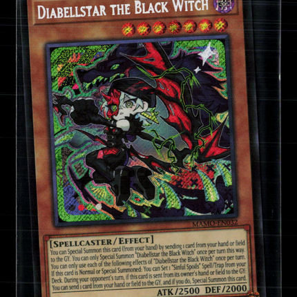 Yu-Gi-Oh! Diabellstar the Black Witch (SR) - Magnificent Monsters MAMO-EN032