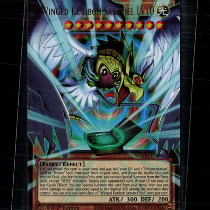Yu-Gi-Oh! Winged Kuriboh Sabatiel LV10 (Extended Art) - MAMO-EN006