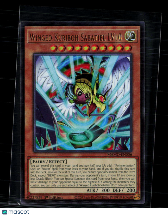 Yu-Gi-Oh! Winged Kuriboh Sabatiel LV10 - MAMO-EN006