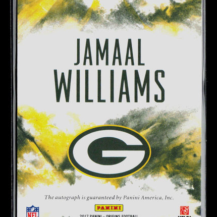 2017 Panini Origins Jamaal Williams #RA-JA 09/10 Auto