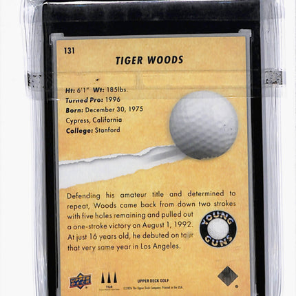 2026 Upper Deck Golf Tiger Woods #131 Deluxe Young Guns /250