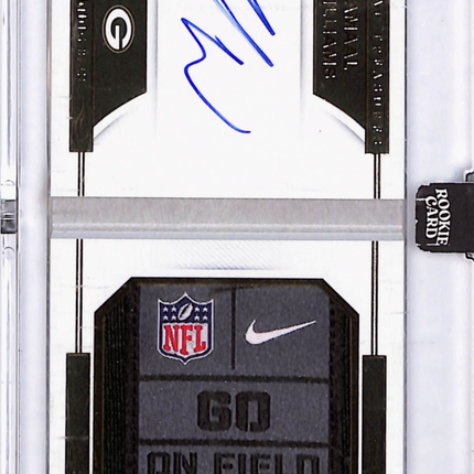 2018 National Treasures Jamaal Williams #RJB-JW 3/5 Booklet Tag Patch Auto