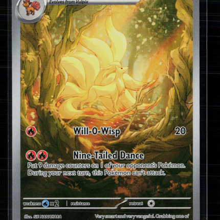 Pokemon 2023 Obsidian Flames Ninetales #199/197
