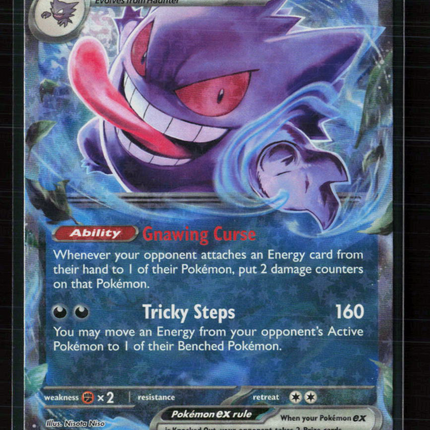 Pokemon 2024 Temporal Forces Gengar EX RR #104/162