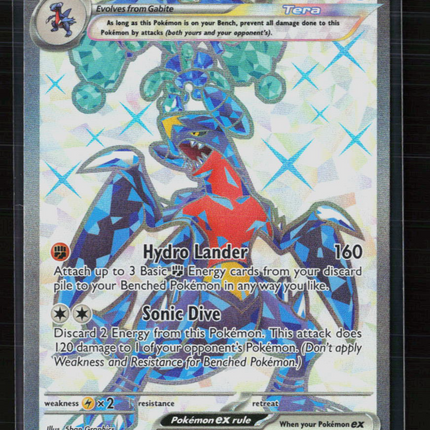 Pokemon 2023 Paradox Rift Garchomp EX FA #219/182