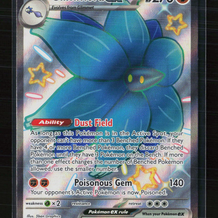 Pokemon 2024 Paldean Fates Glimmora EX SSR #218/91