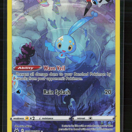 Pokemon 2023 Crown Zenith Manaphy #GG06/GG70