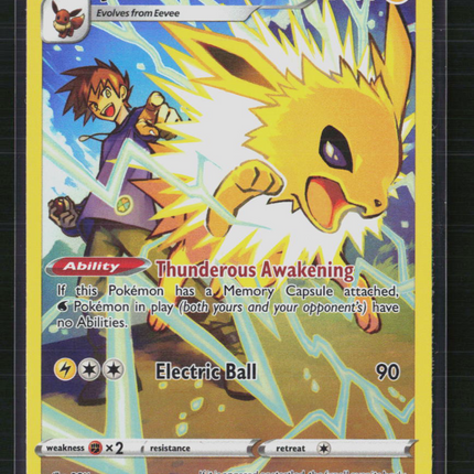 Pokemon 2022 Silver Tempest Jolteon CHR FA #TG04/TG30