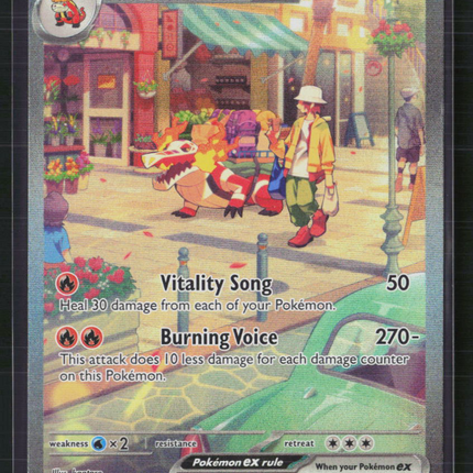 Pokemon 2023 Paldea Evolved Skeledirge EX SAR #258/193