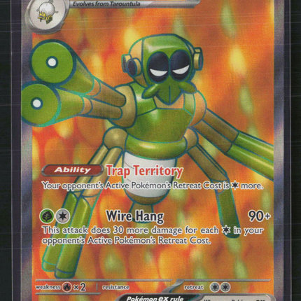 Pokemon 2023 Scarlet & Violet Spidops EX FA SAR #223/198