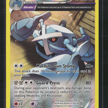 Pokemon 2015 Ancient Origins Metagross #50/98 Reverse Foil