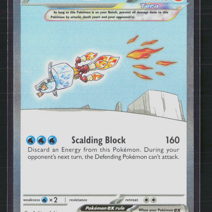 Pokemon 2023 Obsidian Flames Eiscue EX SAR #222/197
