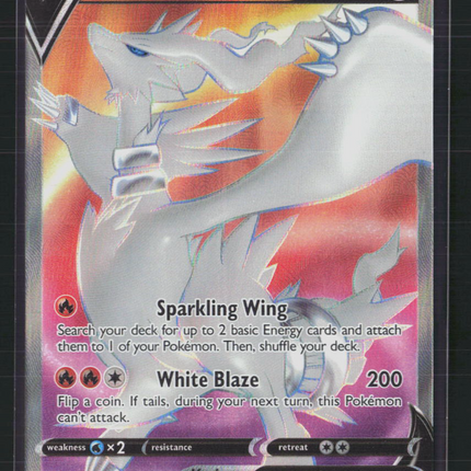 Pokemon 2022 Silver Tempest Reshiram V #172/195