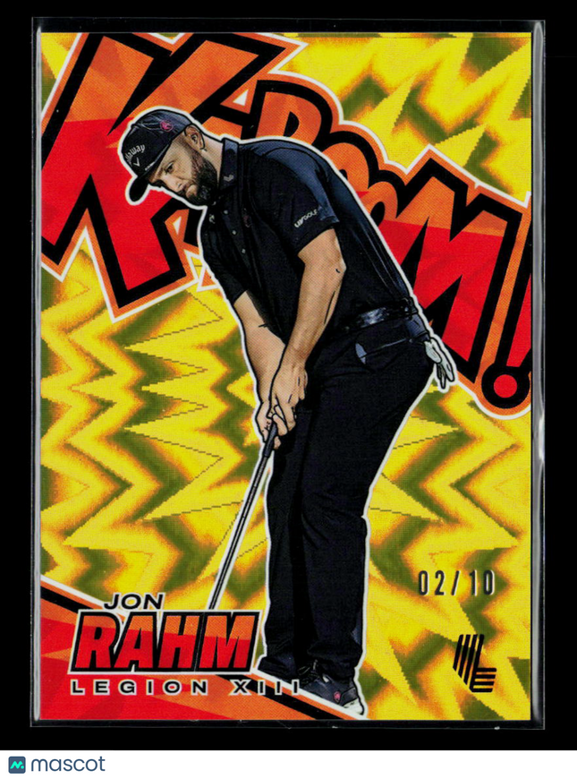 2026 Panini Contenders LIV Golf Kaboom! Jon Rahm #3 Gold 02/10