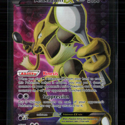 Pokemon 2016 Fates Collide Alakazam EX FA #117/124