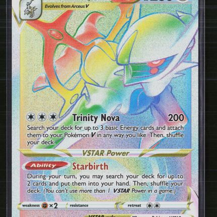 Pokemon 2022 Brilliant Stars Arceus VSTAR HR #176/172