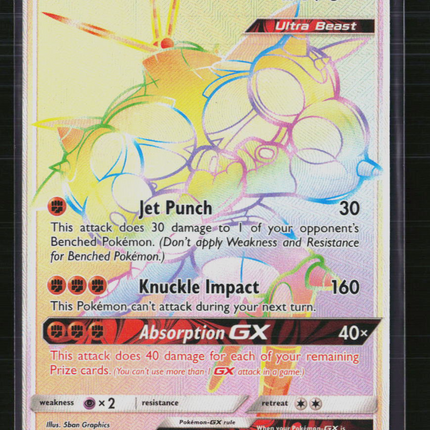 Pokemon 2018 Crimson Invasion Buzzwole GX SR FA HR #115/111