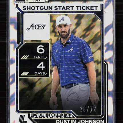 2026 Panini Contenders LIV Golf Dustin Johnson #1 28/72