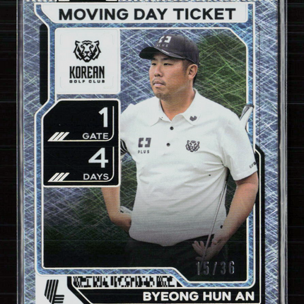 2026 Panini Contenders LIV Golf Byeong Hun An #20 Moving Day Ticket 15/36