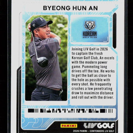 2026 Panini Contenders LIV Golf Byeong Hun An #20 33/36