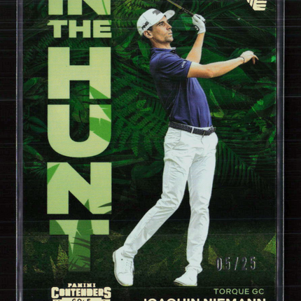 2026 Panini Contenders LIV Golf Joaquin Niemann #INH-2 In The Hunt 05/25