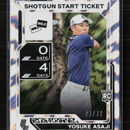 2026 Panini Contenders LIV Golf Yosuke Asaji #8 Shotgun Start Ticket RC 21/72