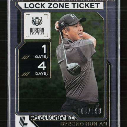 2026 Panini Contenders LIV Golf Byeong Hun An #20 Lock Zone Ticket 104/199