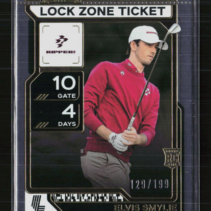 2026 Panini Contenders LIV Golf Elvis Smylie #38 Lock Zone Ticket RC 129/199