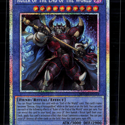 Yu-Gi-Oh! Ruler of the End of the World (Starlight Rare) Starlight MAMO-EN121