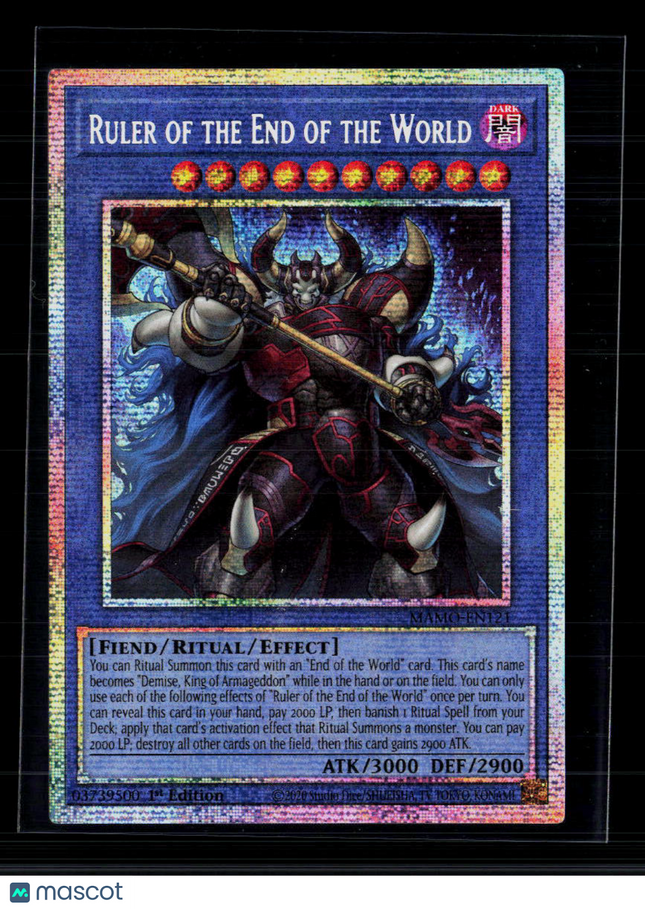 Yu-Gi-Oh! Ruler of the End of the World (Starlight Rare) Starlight MAMO-EN121