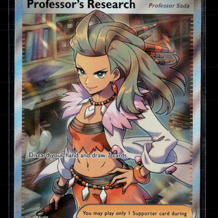 Pokemon 2023 Scarlet & Violet Professor's Research Professor Sada UR FA #240/198