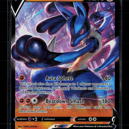 Pokemon 2020 Champion’s Path Lucario V #27/73