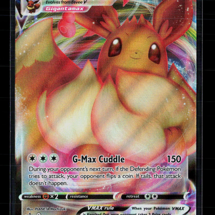 Pokemon 2020 Sword & Shield Eevee VMAX FA #SWSH087
